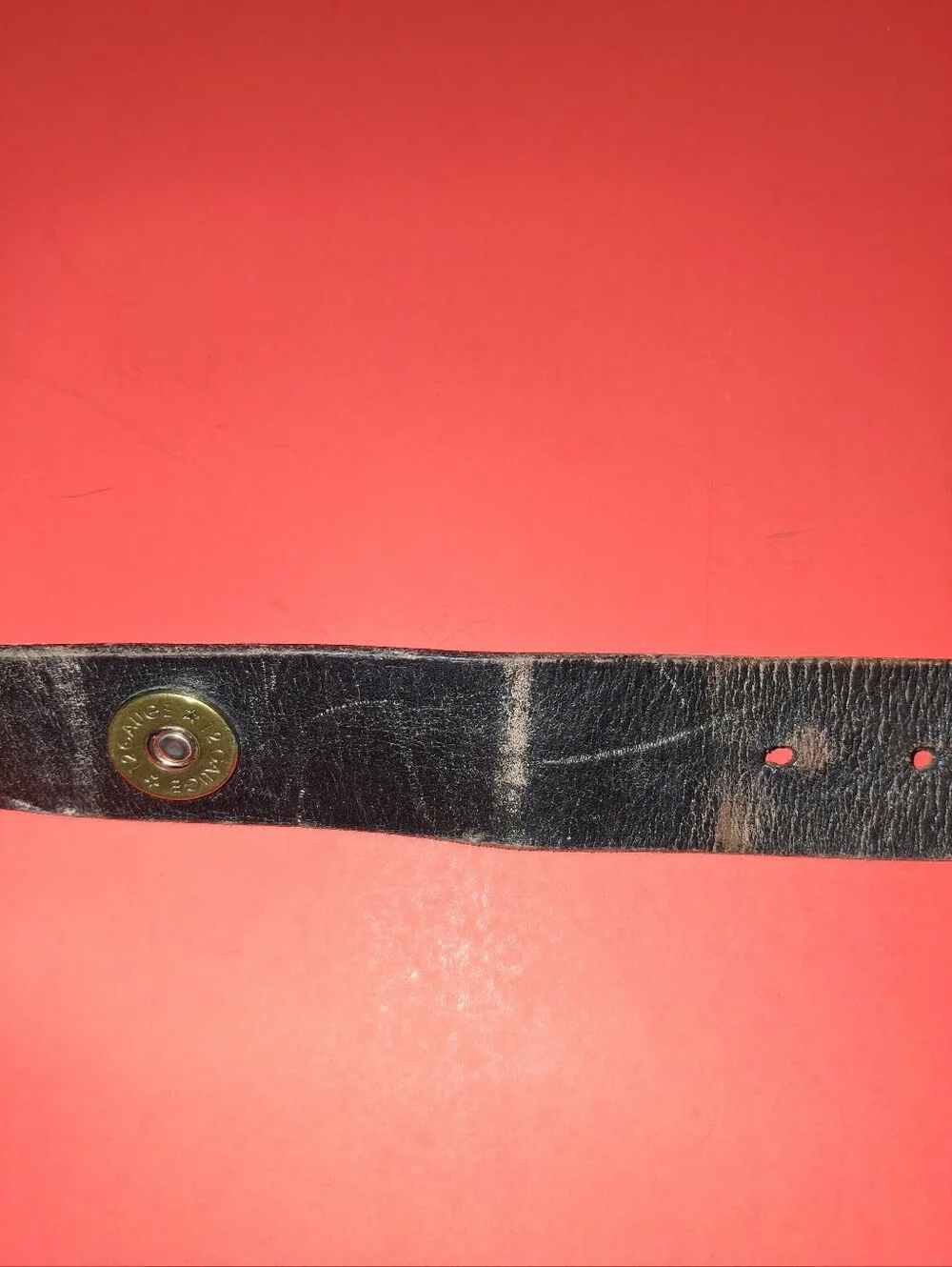 Nacona Men's Brown Leather 12 Gauge Shotgun Shell Belt